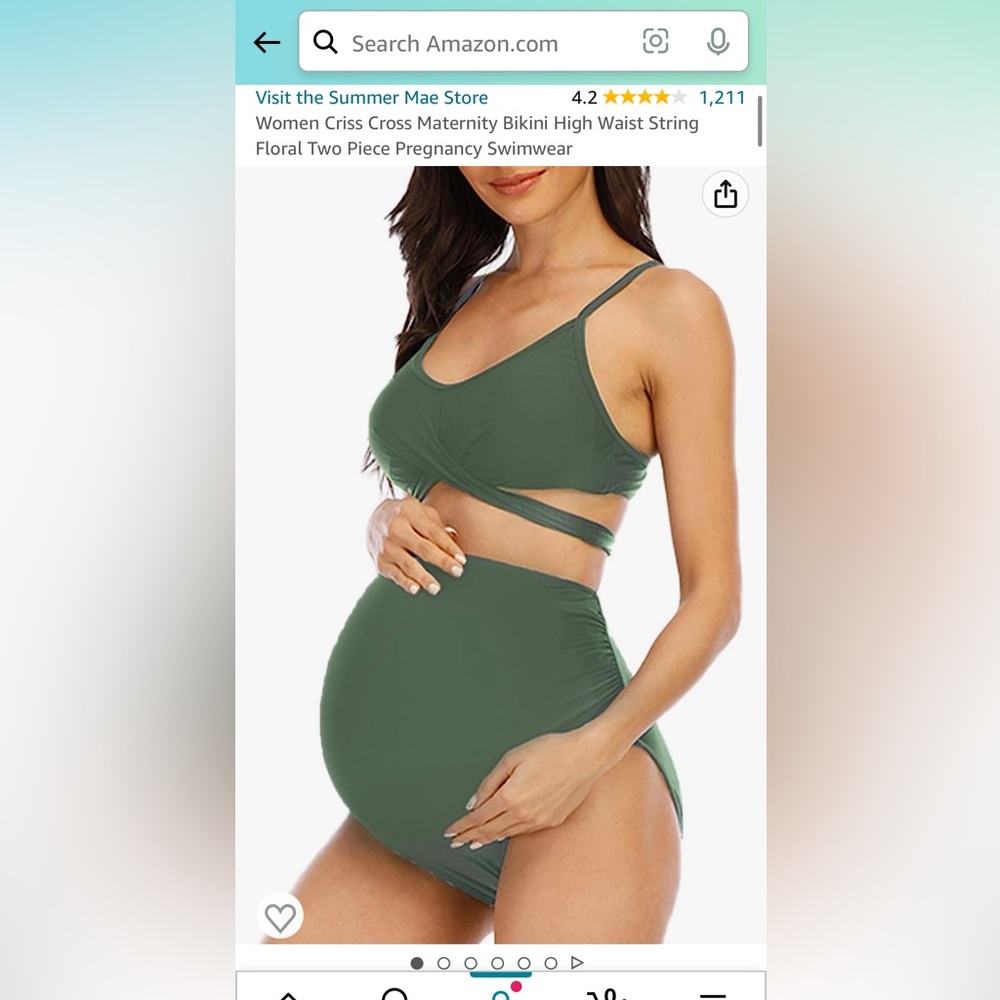 Maternity bikini NWT